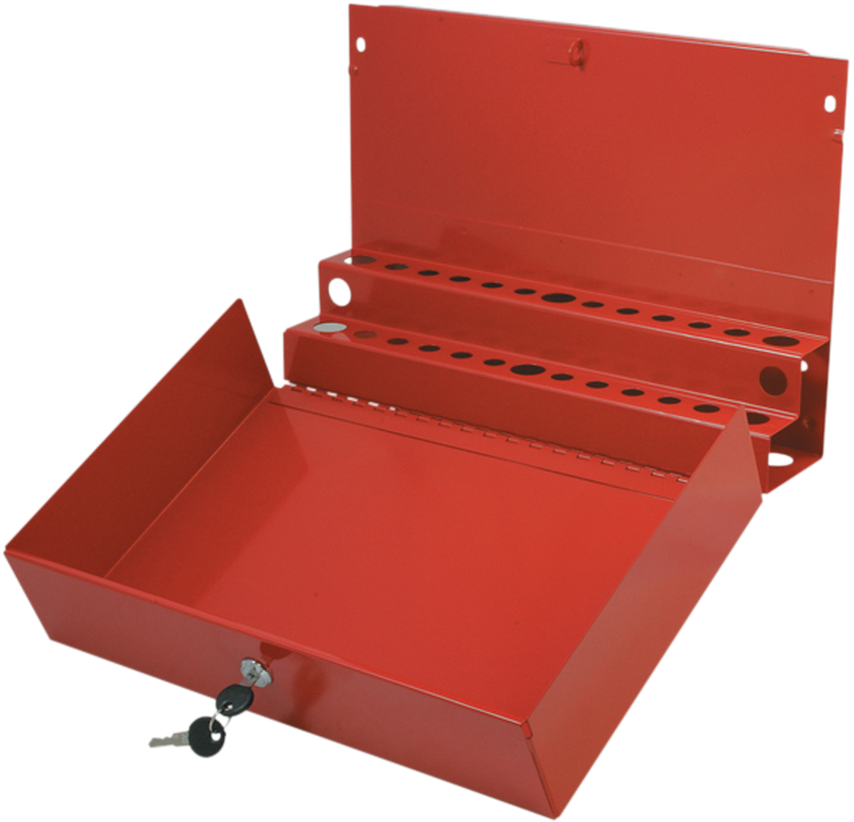 Large Locking Screwdriver/pry Bar Holder For Service - Tool Box Pry Bar Holder (1800x1659), Png Download
