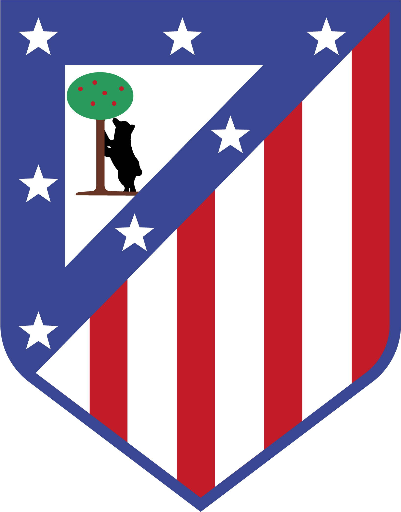 Atletico Madrid Emblem - Atletico Madrid Logo (3840x2160), Png Download