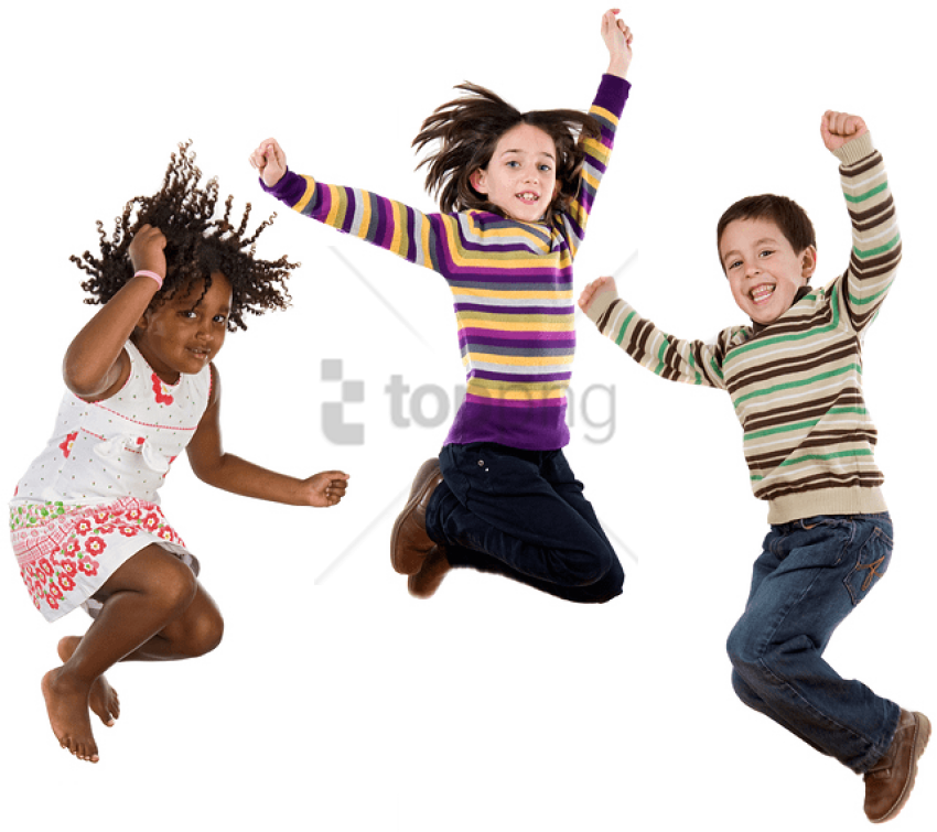 Free Png Children Jumping Png Png Image With Transparent - Kids Are Jumping (850x755), Png Download