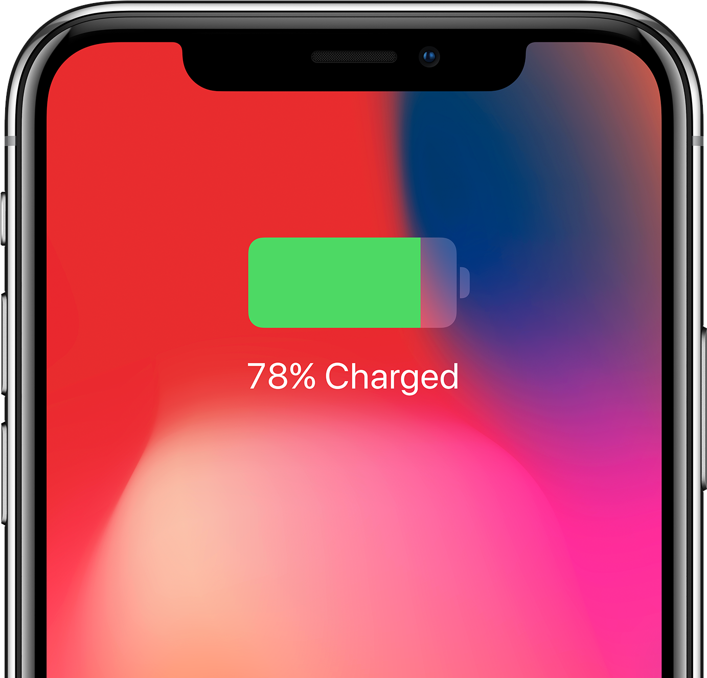 Download Iphone X With Wireless Charging Iphone X Charging Icon