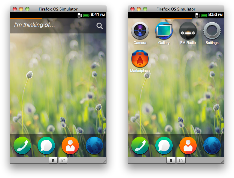 The Simulator Has Two Buttons In A Toolbar At The Bottom - Firefox So (810x623), Png Download