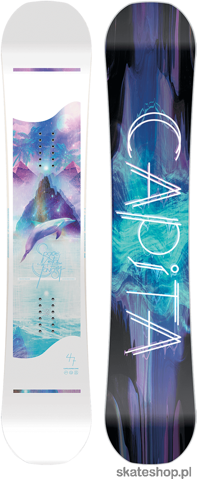 Capita Space Metal Fantasy 147 Snowboard - Spinner Dolphin (400x1000), Png Download