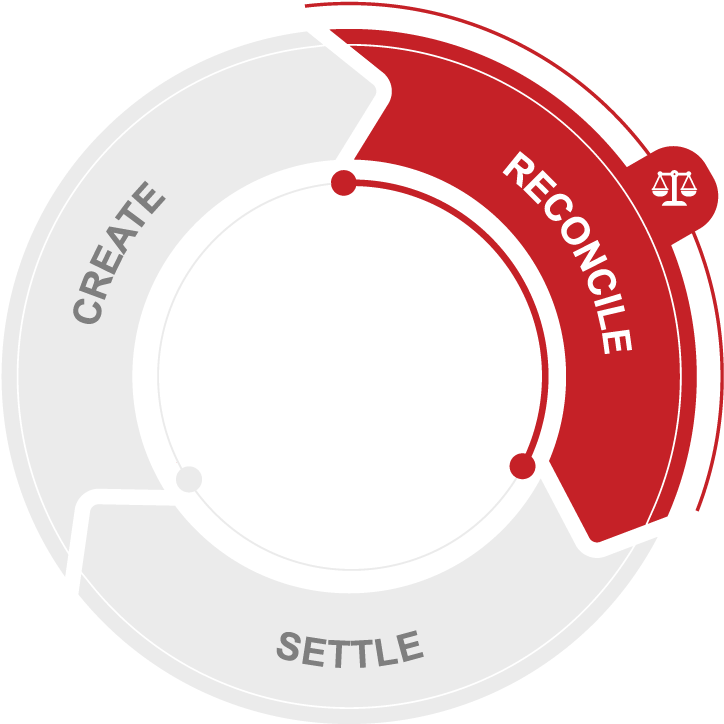 Icon With Text Reconcile@2x (800x804), Png Download
