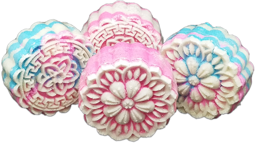 Bathbomb-mooncake (576x576), Png Download