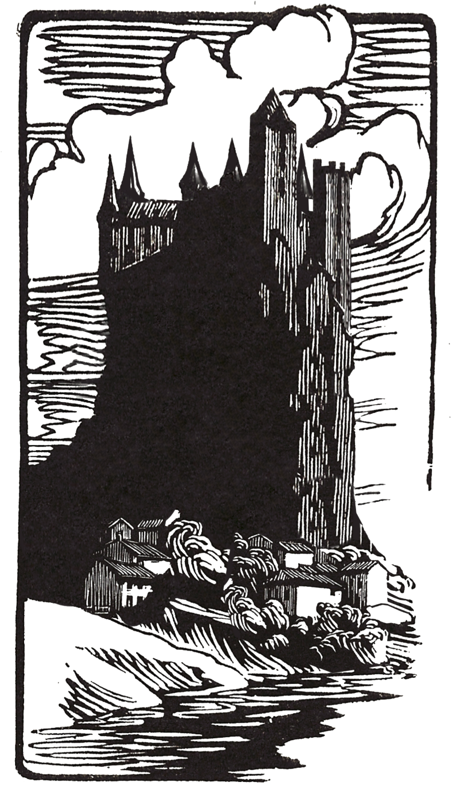 Located In The Heart Of The Auvergne Volcanoes, The - Castle Sailhant (900x1577), Png Download