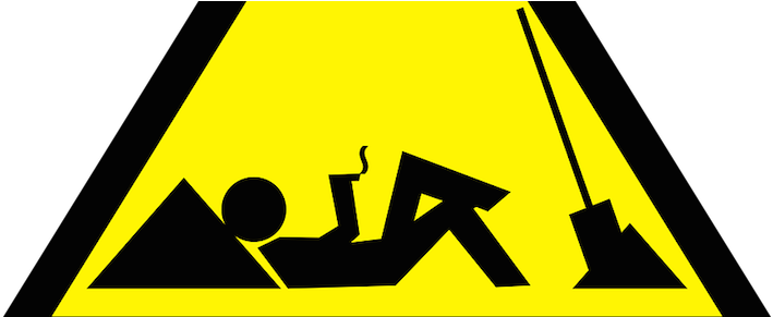 A Little Job History - Symbol For Laziness (718x290), Png Download