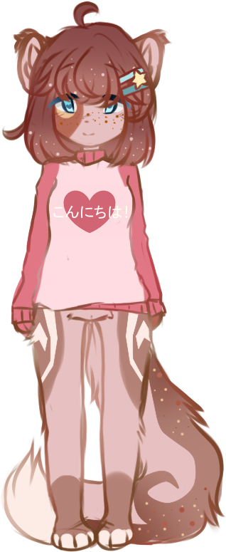 Best Girl ♥ - Cartoon (342x806), Png Download