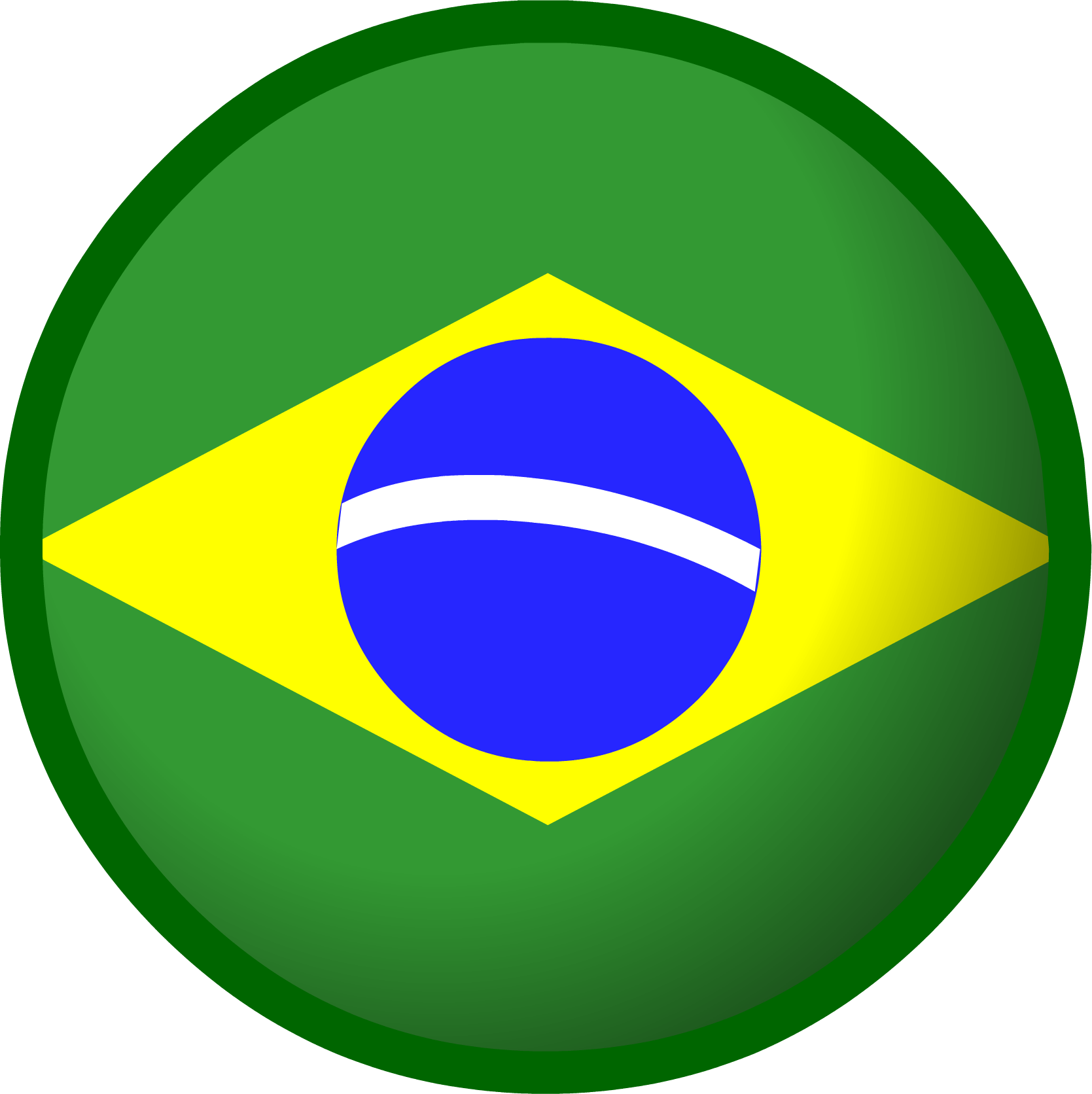 Brazil Flag - Png - Brazil Png (1669x1672), Png Download
