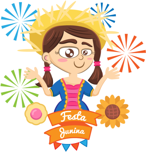 Woman Celebrating In Brazil Festa Junina, Junina, Festa, - Brazil (640x640), Png Download