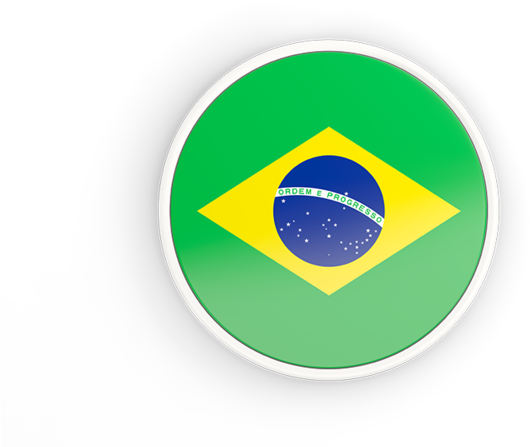 Illustration Of Flag Of Brazil - Brazil Flag Icon Round (640x480), Png Download