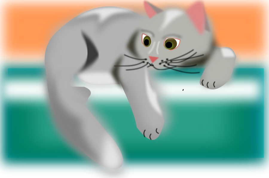 How To Set Use Little Cat Clipart (900x596), Png Download