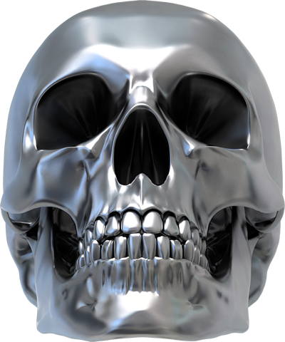 Skull-008 - Dallas Cowboys Bad Ass (400x480), Png Download