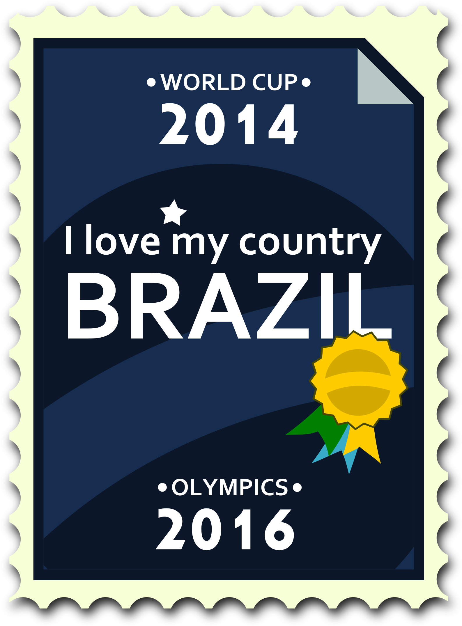 Brazil 2014-2016 Postage Stamp Png Images (600x600), Png Download