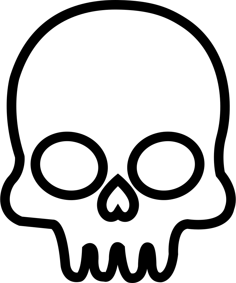 Png File - Craneo Icono (816x980), Png Download