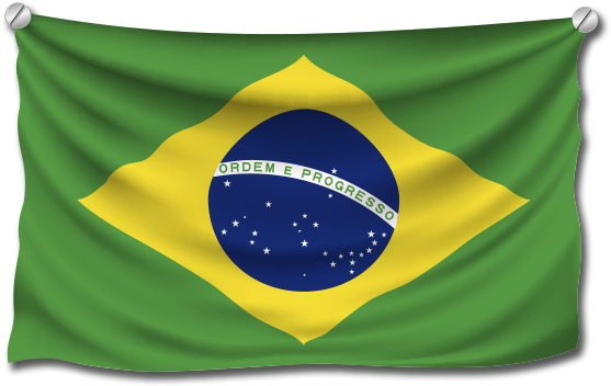 High School Study Abroad Brazil - Flag Of Brazil (600x375), Png Download