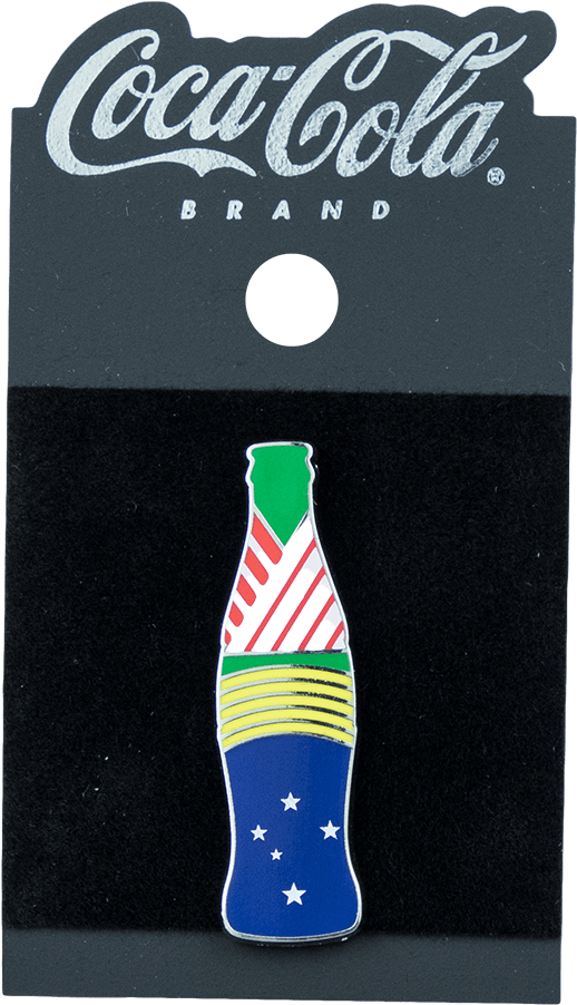 Coke Bottle Pin - Coca-cola Cola 12-12 Fl. Oz. Glass Bottles (1000x1000), Png Download