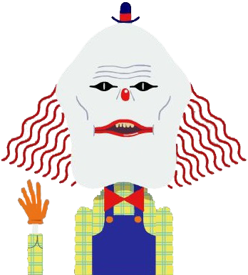 Clown - Amazing World Of Gumball Creepy Clown (395x409), Png Download