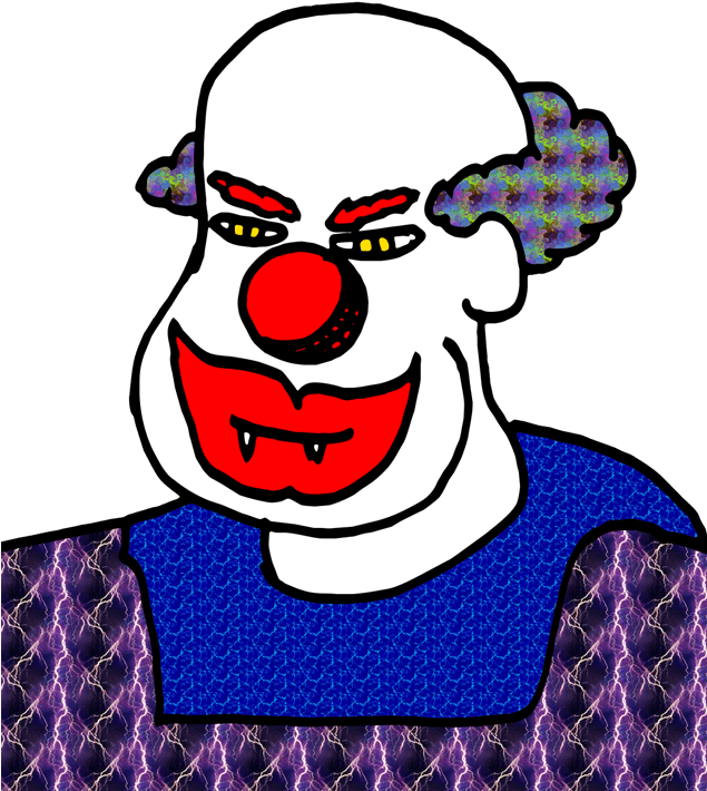 Scaryclown - Lightning Pattern Queen Duvet (634x768), Png Download