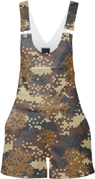 Pixel Brown Army Camo Camouflage Pattern $165 - Türkis-pixel-tarnung Grußkarte (400x621), Png Download