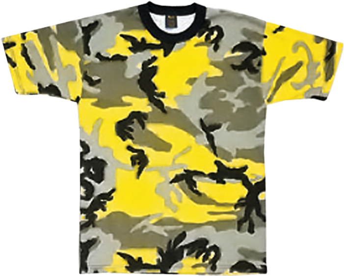 View - Rothco T-shirt, Yellow Stinger Camo, Small (700x700), Png Download