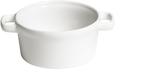 Individual Cooking Pot White Ø 10 Cm 25 Cl - Individual (800x800), Png Download
