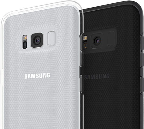 Galaxy S8 Ultra Slim Case Clear White (675x458), Png Download