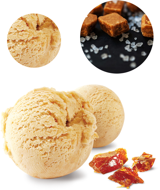 [classic] Fanny Salted Caramel 100ml - Caramel Ice Cream Scoop (583x744), Png Download