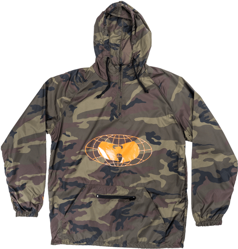 W-w Globe Logo Anorak - Parka (800x1101), Png Download