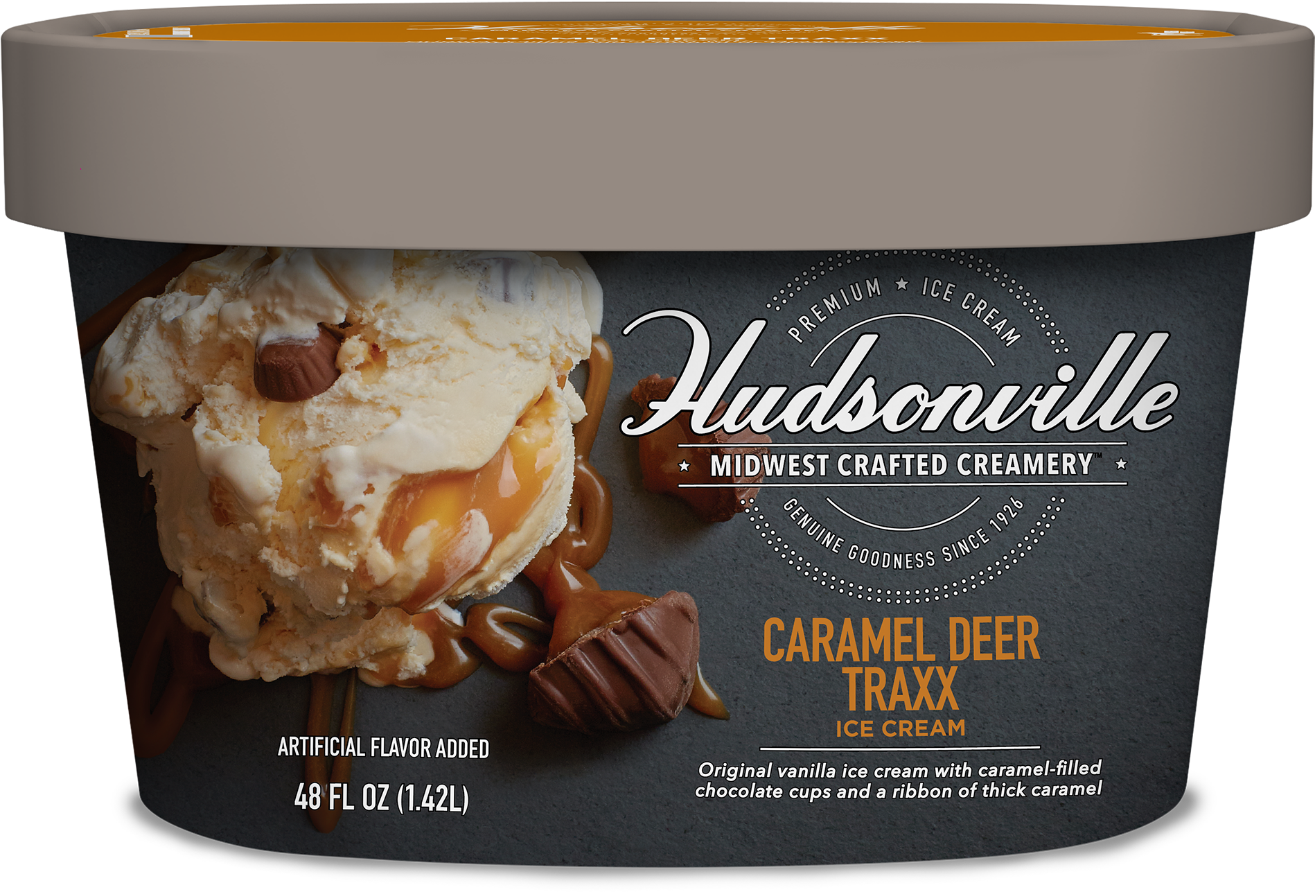 Caramel Deer Traxx Carton - Hudsonville Peanut Butter Cheesecake (2304x1650), Png Download