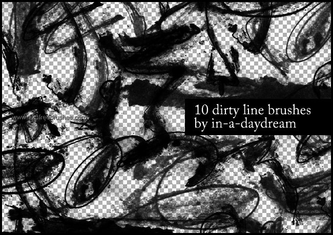 Dirty Line - Monochrome (650x459), Png Download