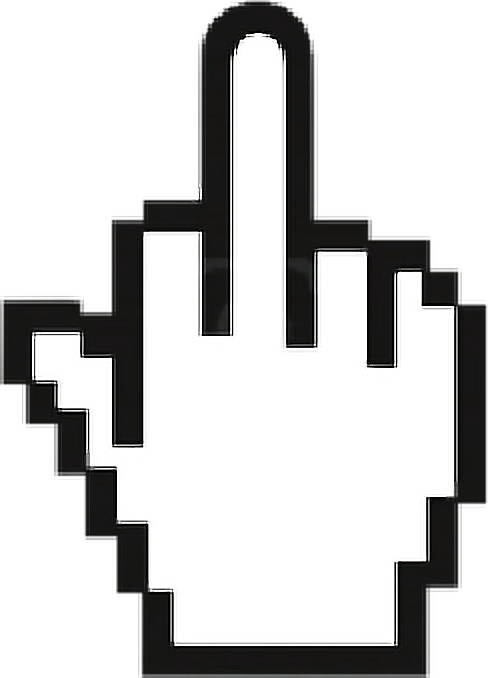 Report Abuse - Hand Cursor (488x678), Png Download