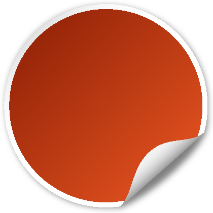 Seal Circle Orange - Clat (420x420), Png Download