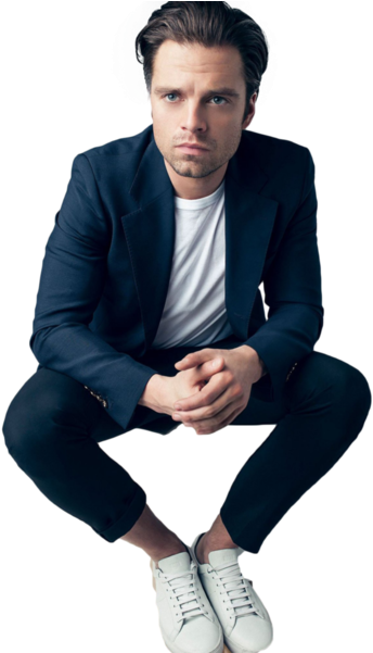 Share This Image - Sebastian Stan August Man Photoshoot (478x600), Png Download