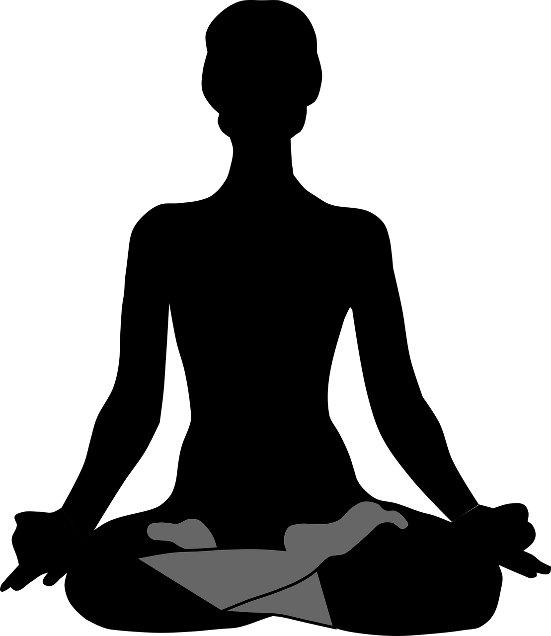 Free Png Transparent Images Pluspng Buddha Lotus - Meditate Clip Art (623x720), Png Download