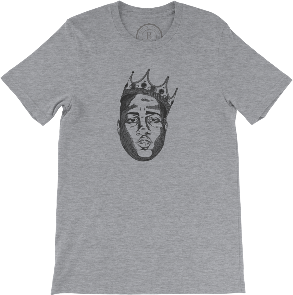 Crowned King "biggie" - Limited Edition 1955 Youth Tee. By Artistshot (1024x1024), Png Download