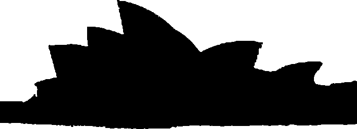 February - Silhouette Houses Transparent Png (705x256), Png Download