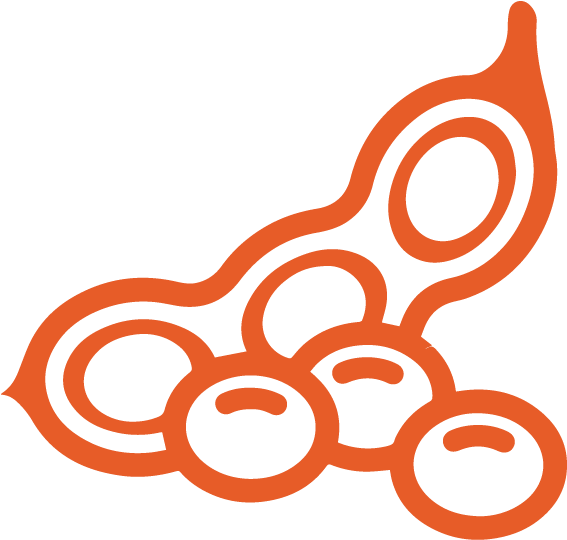 Sharkfarmer Icons Soybeans Orange - Canada Common Food Allergens (720x720), Png Download