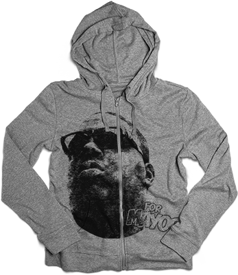 Ready To Die Xx Year Series 'biggie For Mayor 1' Zip-up - Hoodie (372x400), Png Download