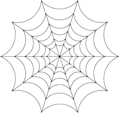 Download For Free - Redwork Halloween Embroidery Design (400x381), Png Download