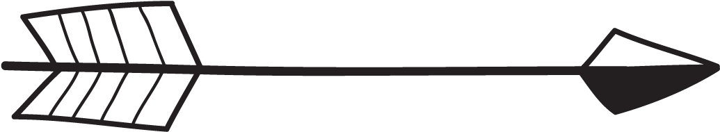 Tribal Arrow - White Tribal Arrow Png (1204x385), Png Download