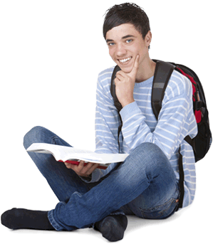 My Student Loan Information - Student Sitting Png (299x436), Png Download