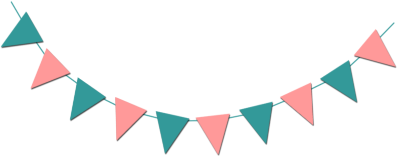Fall Bunting Banner Clip Art Transparent Background - Bunting With Transparent Background (802x327), Png Download