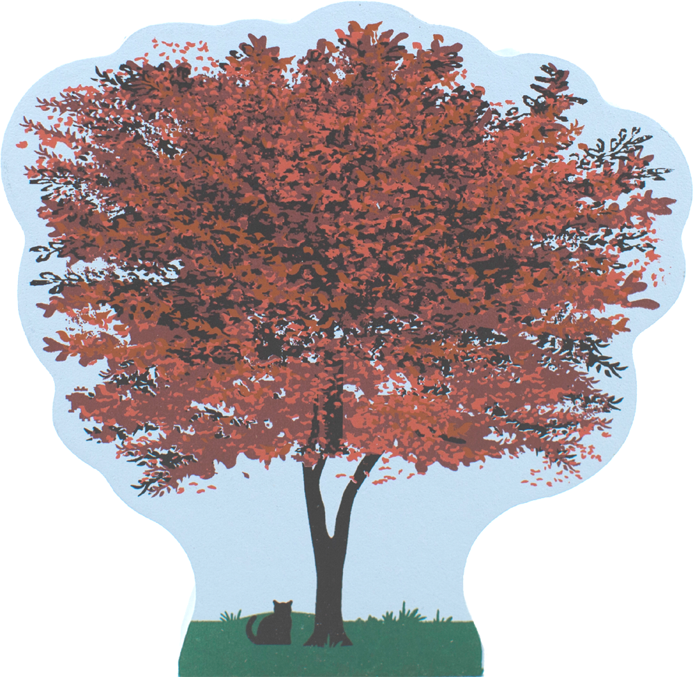 Cat's Meow Village Japanese Maple Tree 09-903 (1000x976), Png Download