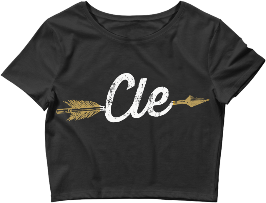 Cle Tribal Arrow Ladies Crop Top - Hakenkreuz Rune Symbol Crop Top 卐 (1024x1024), Png Download