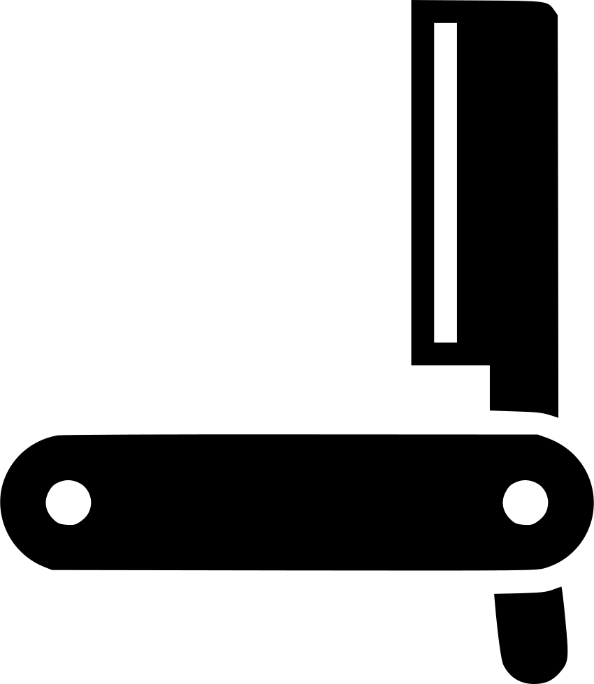 Grooming Hygiene Straight Razor Shaving Comments - Sign (850x980), Png Download