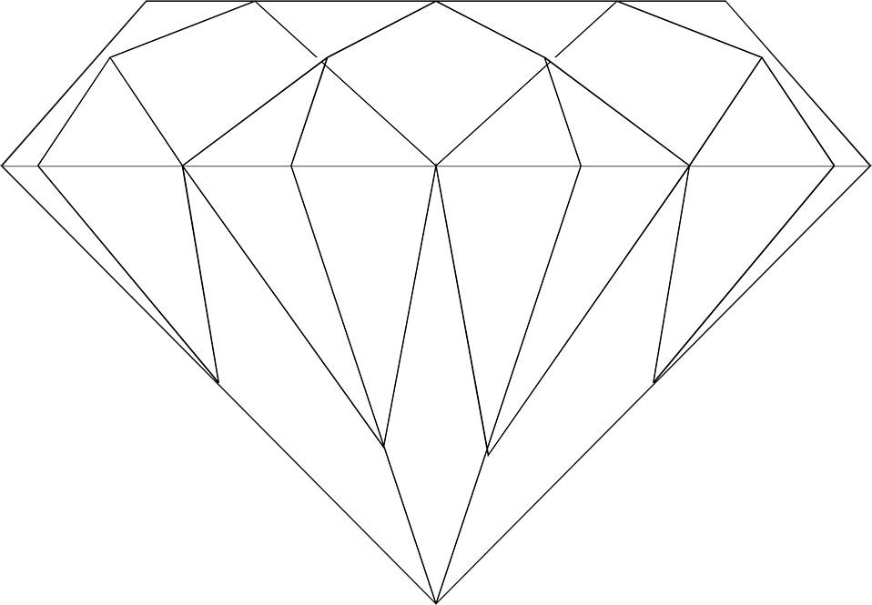 Diamond - Triangle (958x665), Png Download