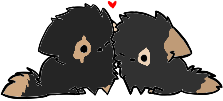 Free Chibi Furry Couple Base By Fei Adopts-d715bjf - Animal Jam Clans (894x894), Png Download