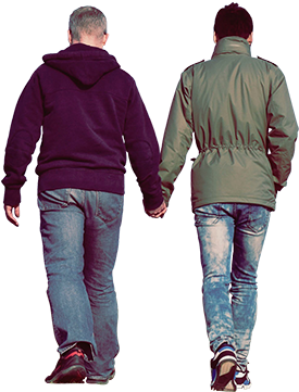 Holding Hands (394x480), Png Download