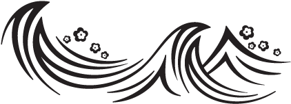 Wave Silhouette At Getdrawings - Waves Png Black And White (451x451), Png Download