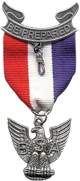 Honored Eagle Scouts - 1964 Eagle Scout Badge (280x630), Png Download